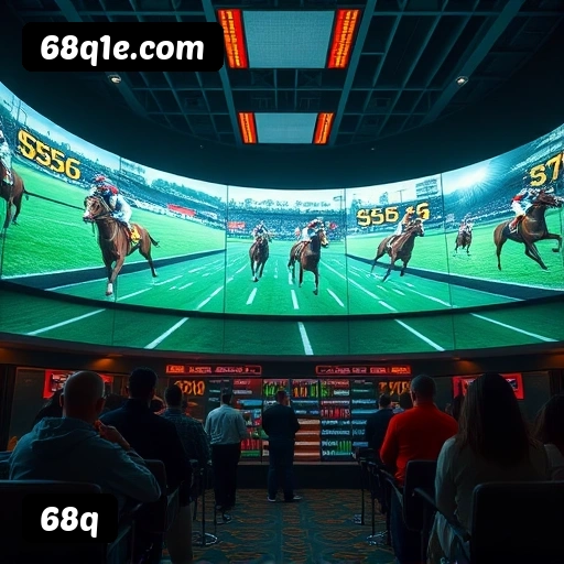 Números do app 68q em material de marketing — ilustração, não auditoria